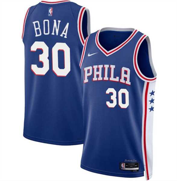 Men's Philadelphia 76ers #30 Adam Bona Royal 2024 Draft Icon Edition Basketball Stitched Jersey Dzhi,We sell and wholesale Men's Philadelphia 76ers #30 Adam Bona Royal 2024 Draft Icon Edition Basketball Stitched Jersey Dzhi on line form chian!
